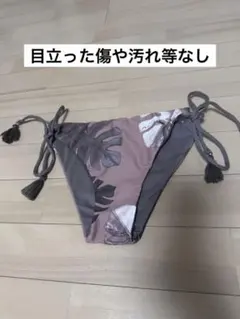 ALEXIA STAM リーフ柄ビキニボトム