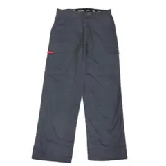 ユーロワークパンツ カーゴパンツ W32 赤パイピング ストレッチ