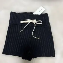 【未使用級】 juemi ジュエミ Contrast Knit Shorts 黒 Contrast Knit Shorts – JUEMI