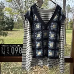 Niko and… クロシェ編みベスト