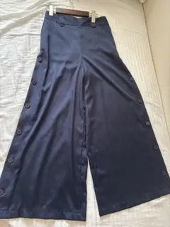 NOBLE ワイドパンツ ネイビー
