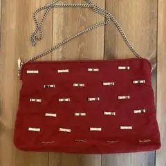 ZARA ザラ　リボンパーツ付　チェーンバッグ