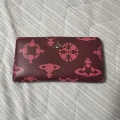 ヴィヴィアンウエストウッド　バーガンディピンク長財布