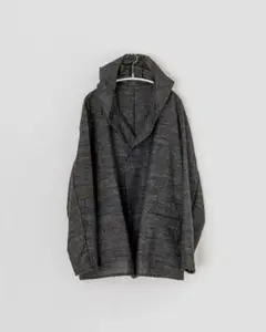 BLACKBIRD hooded toile shirt チャコール