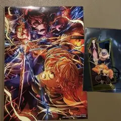 鬼滅の刃　無限城編　特典　キービジュアル　イラストボード　我妻善逸　獪岳