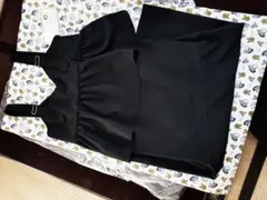 ♥ペプラムワンピース【ブラック】♥