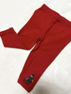 Ralph Lauren ラルフローレン レギンス 赤 80 ポロベア
