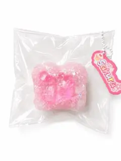 Sakura ピンク スクイーズ　タグ付き　白猫のサムネイル