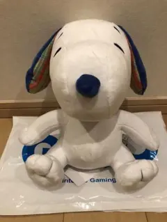 スヌーピー Lぬいぐるみ サマーチェック 新品タグ付き