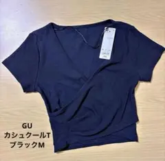 GU カシュクールT ブラック M