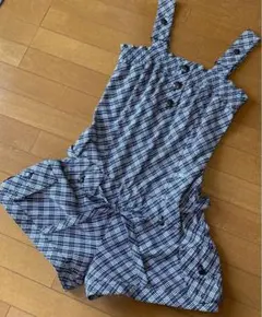 BURBERRY BLUE LABEL チェック柄サロペット
