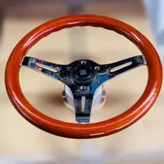 美品 OBA 小径ウッドステアリング gx71 オバ 街道レーサー 当時物