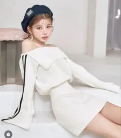 andmary ami line tops ivory AM0788 - メルカリ