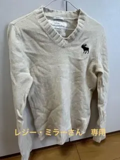 Abercrombie & Fitch アバクロ Vネックニット Lサイズのサムネイル