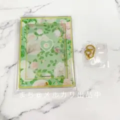 フクヤ フォトカードアクリルフレーム ヴィンテージフラワー 緑 グリーン