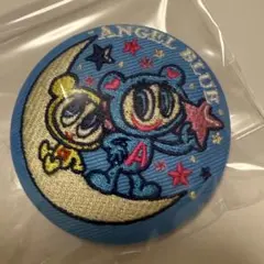 ナルミヤ キャラクターズ　刺繍缶バッジビスケット　エンジェルブルー
