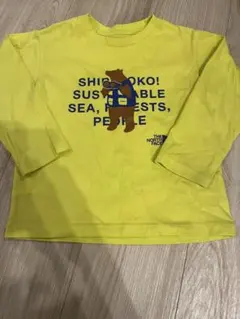 THE NORTH FACE 長袖カットソー 100cm イエロー