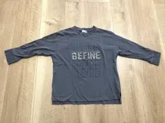 Branshes 長袖カットソー 長袖Tシャツ ロンT ヒョウ柄ロゴ