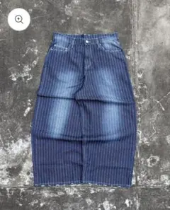 BELVET Mud-Washed Baggy Denim L サイズ - メルカリ