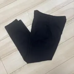 NATURALBEAUTYBASIC ウォッシャブルサキソニーパンツ　ネイビー