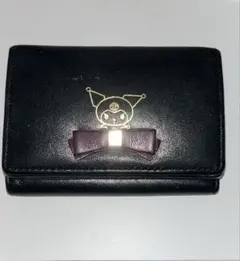 Sanrio クロミ 三つ折財布　三つ折り財布⭐︎本革 牛革 サンリオ公式正規品