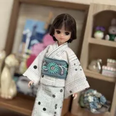 ぽくない浴衣③ リカちゃん服／ブライスアウトフィットのサムネイル