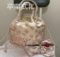 和装バッグ　髪飾り　卒業式