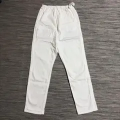 無印良品　ホワイト マタニティパンツ ウエストゴム　Lサイズ