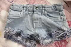 ZARA 110サイズ フリンジショートパンツ
