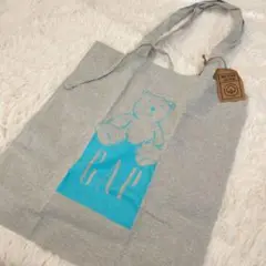 限定非売品　GAP トートバッグ　くま　グレー　グリーン　ベアー　　オリジナル