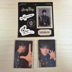&TEAM WeonFire NICHOLAS トレカ ステッカー セット
