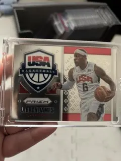 LeBron James USA Prizmカード