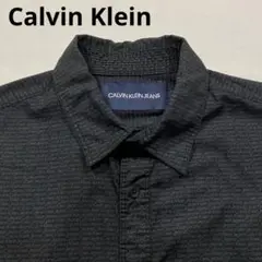 CALVIN KLEIN 総柄プリント シャツ 半袖 ラフシモンズ