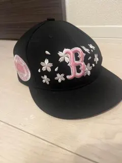 NEW ERA 59FIFTY キャップ 桜刺繍 ブラック