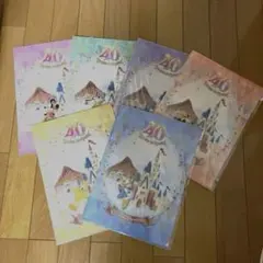 東京ディズニーリゾート 40周年クリアファイル 6枚セット