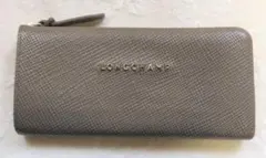 ロンシャン LONGCHAMP 長財布 グレー L字ファスナー開閉タイプ　美品のサムネイル