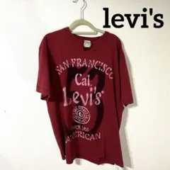 【希少品】リーバイス 古着 Tシャツ　L 赤