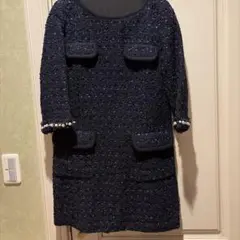 JILL STUART ネイビー ひざ丈ワンピース サイズ4