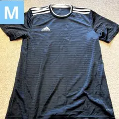 adidas Climalite 黒 ストライプ シャツ