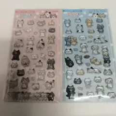 Fuku Fuku Nyanko ぷくぷくシール 2枚セット