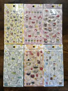 たまごあし シール 正規品 ぷっくりシール 6種セット コンプリート バラ売り可