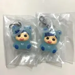 クレヨンしんちゃん めじるしアクセサリー みんなでくまパジャマ かざまくん 2点