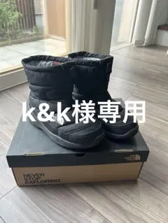 The North Face キッズブーツ ブラック 21cm