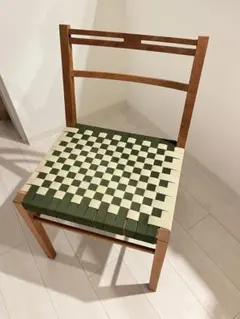 福岡県引き取り限定】関家具 チェア タナー キャンバス 2脚セット