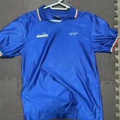 Diadora サッカーユニフォーム ブルー 背番号15 ロベルトバッジョのサムネイル