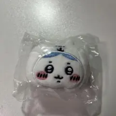 ナガノマーケット 鈴入りおかおマスコット【ハチワレ】