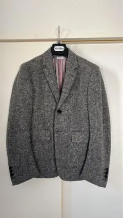 THOM BROWN ウールグレー テーラードジャケット