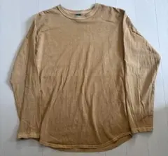 グッドオン Good On ロンT カットソー ピグメント染め 長袖Tシャツ Lのサムネイル