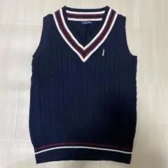 イーストボーイ　Venus ライン入り　ベスト ネイビー 9号