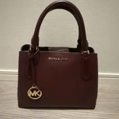 MICHAEL KORS バーガンディ ハンドバッグ